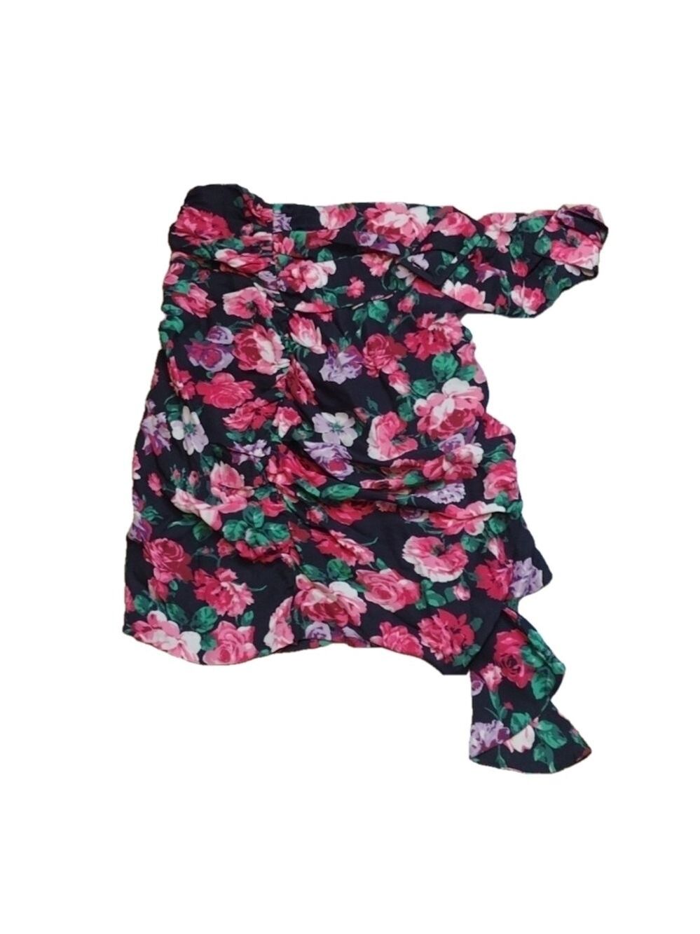 RONNY kobo floral ruffled skirt with belt size medium